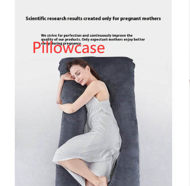 Multifunctional Cotton U-Shape Maternity Pillow – Removable & Washable