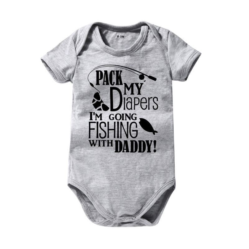 Pure Cotton Baby Romper – Printed Infant Bodysuit Jumpsuit