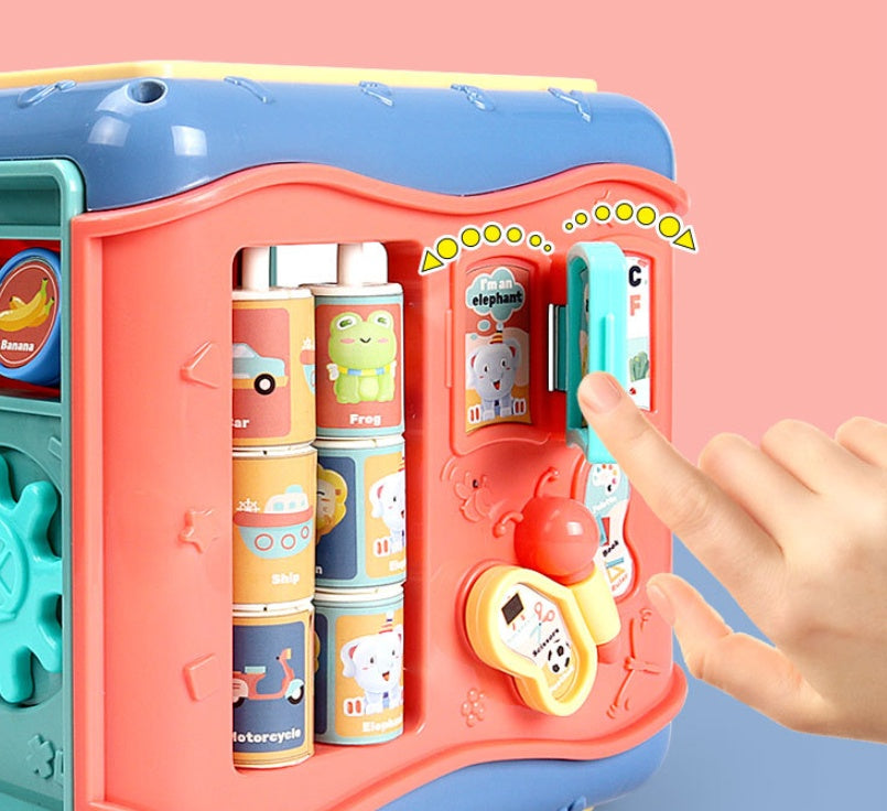 Six-Sided Baby Toy Activity Box
