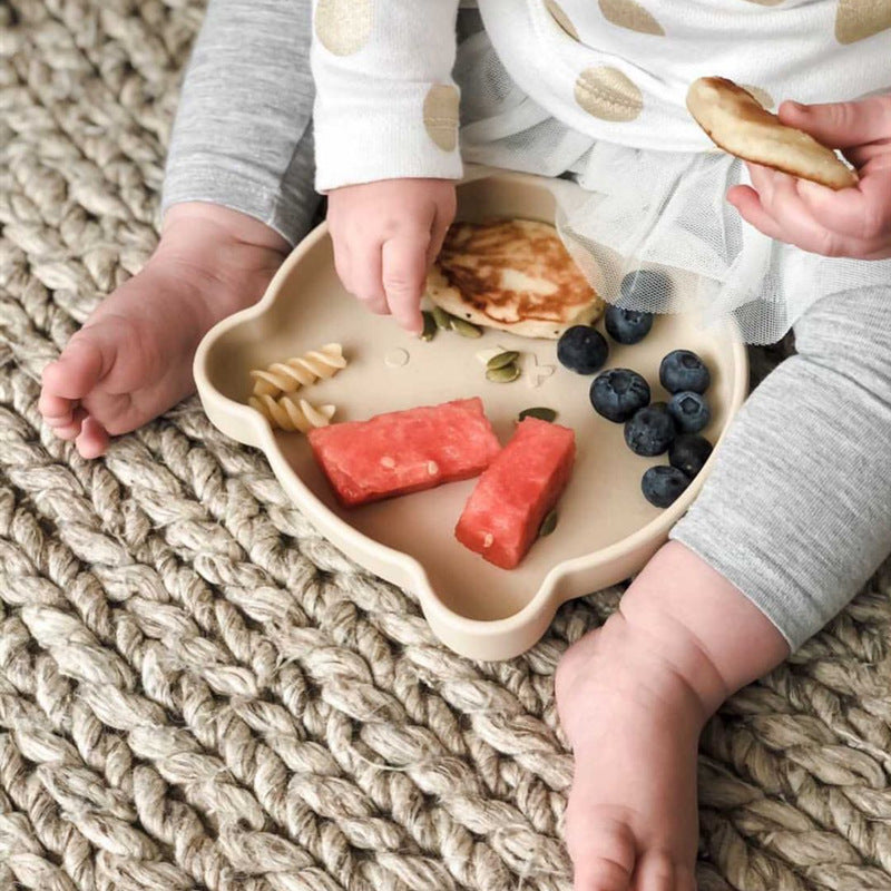 Bear Silicone Baby Tableware Set – Feeding & Food Supplement Set