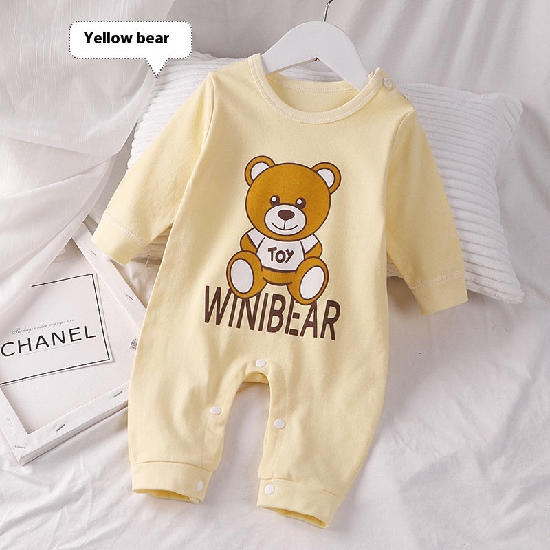 Autumn Cotton Baby Romper Pajamas
