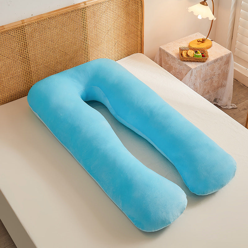 Multifunctional Cotton U-Shape Maternity Pillow – Removable & Washable