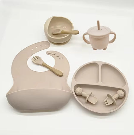 Baby Silicone Feeding Tableware – Early Learning & Complementary Food