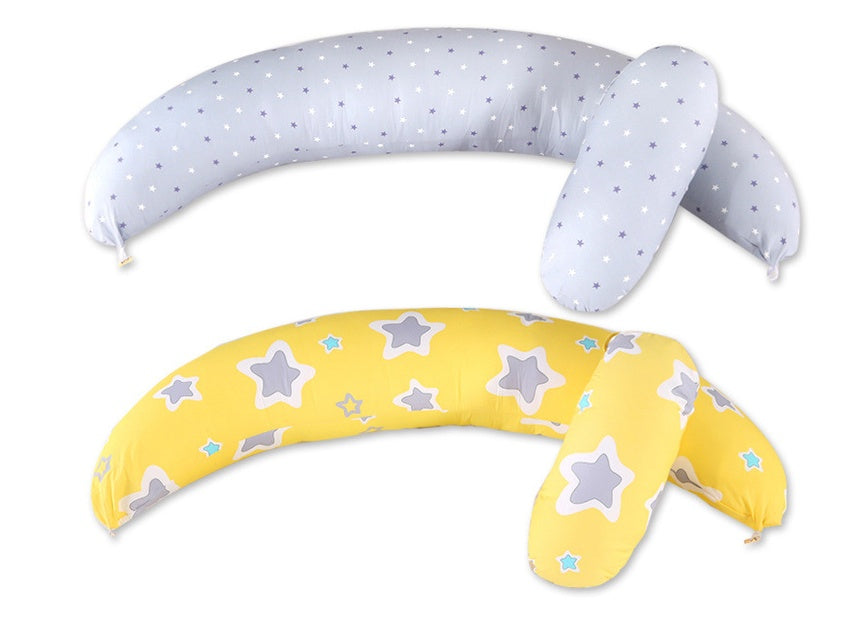 Moon-Shaped Multifunctional Maternity & Nursing Pillow – Lumbar Support
