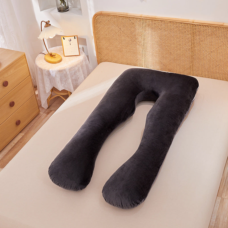 Multifunctional Cotton U-Shape Maternity Pillow – Removable & Washable