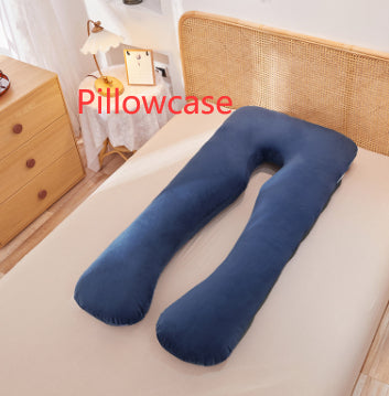 Multifunctional Cotton U-Shape Maternity Pillow – Removable & Washable
