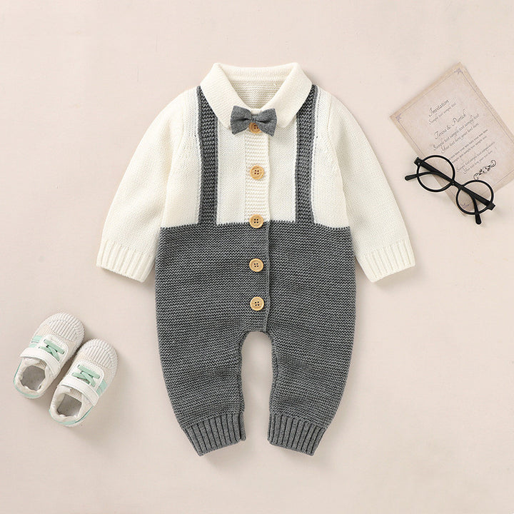 Autumn Baby Gentleman One-Piece Romper – Jumpsuit